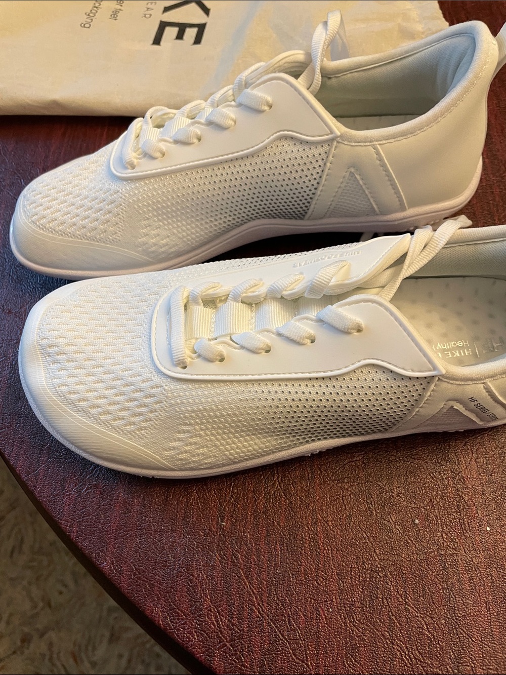 White Hike Footwear Mesh Sneakers women’s - Picture 2 of 4